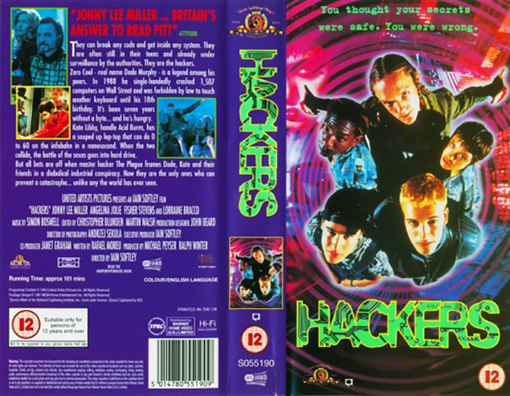Hackers VHS artwork.