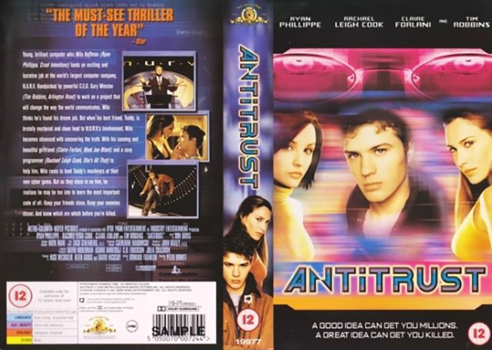 Antitrust VHS artwork.