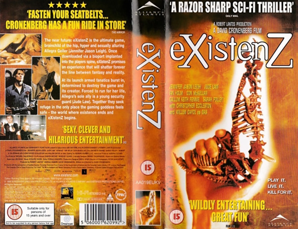 eXistenZ VHS artwork.