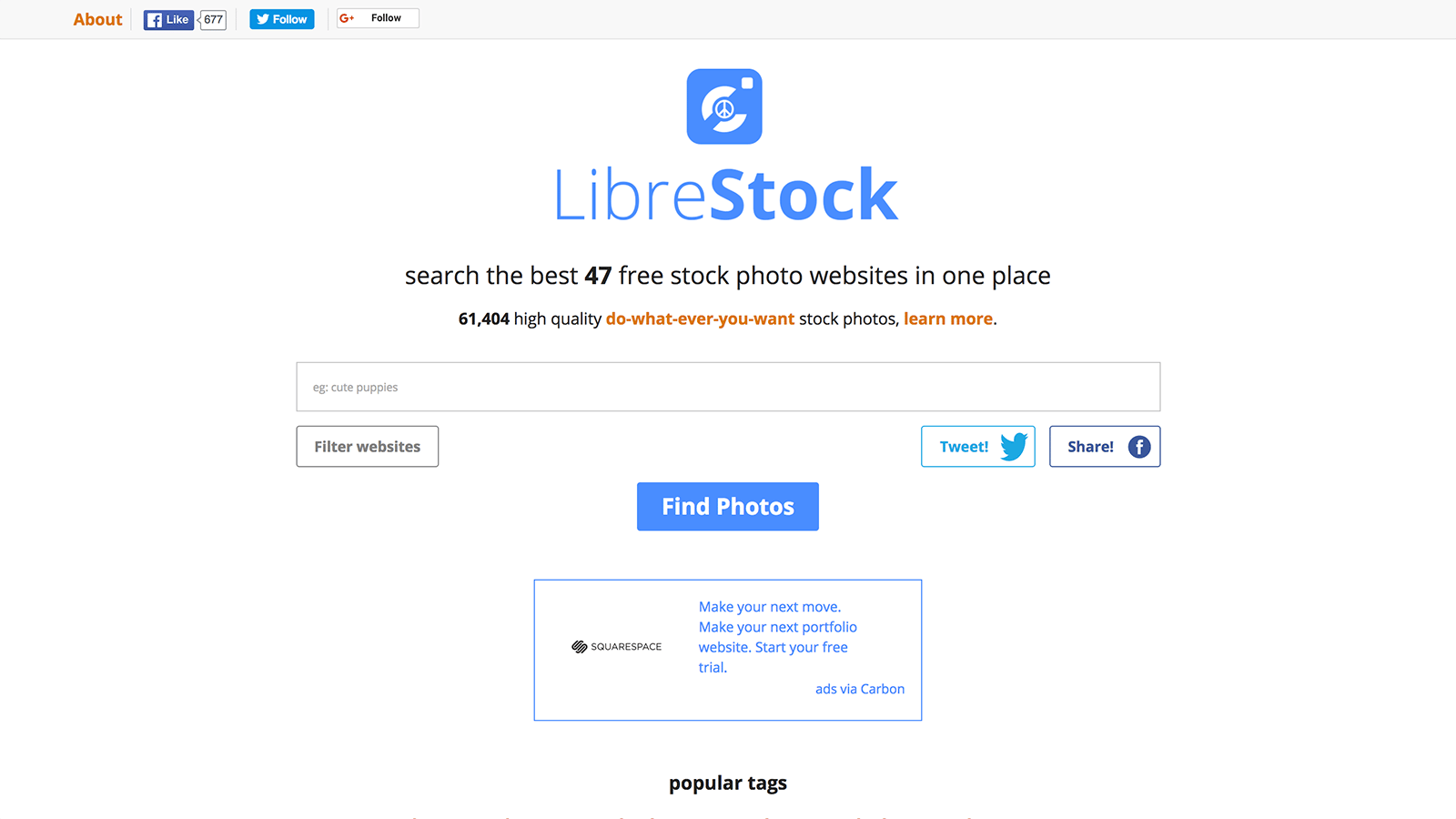 Libre Stock screenshot.