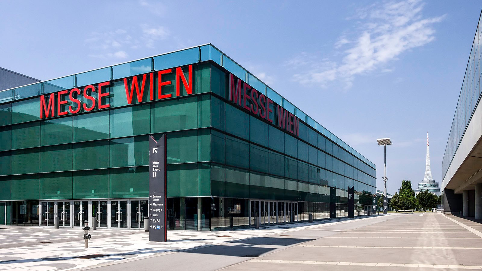 The Messe Wien Exhibition Congress Center.