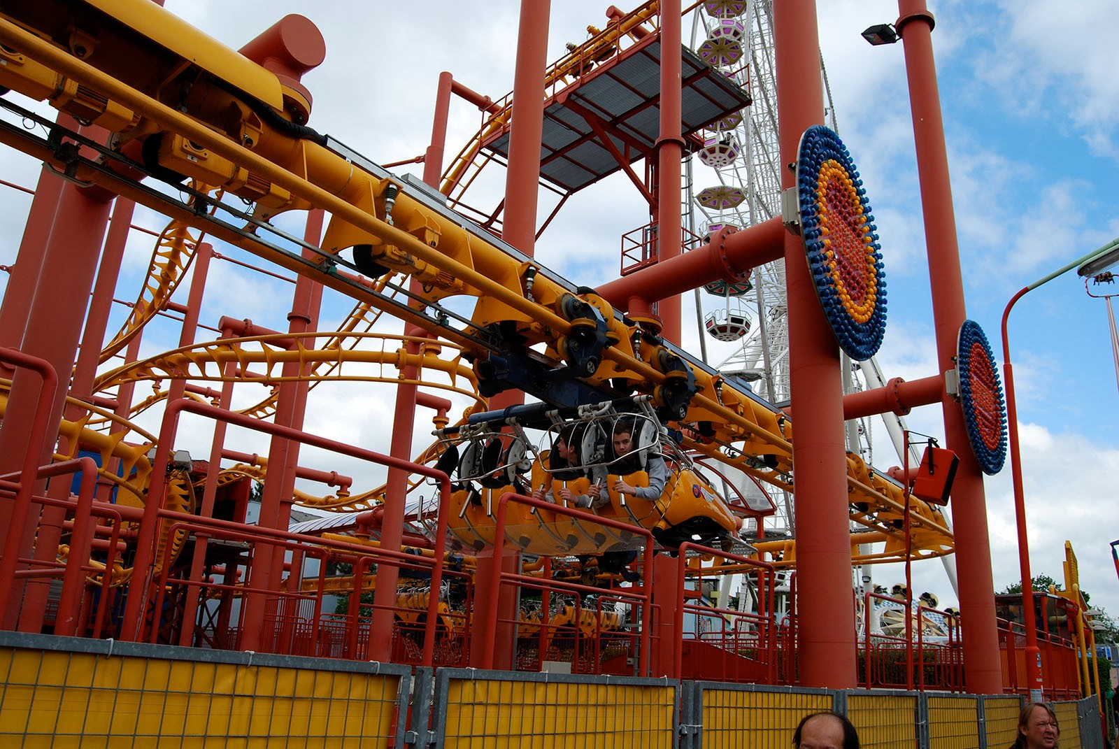 A ride at the Wurstelprater amusement park.