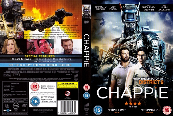 Chappie DVD artwork.