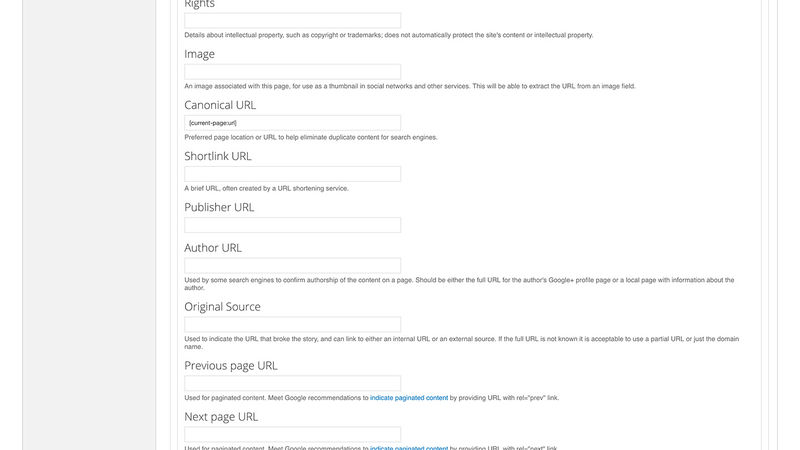 Metatag content settings screenshot, part 3 of 16.