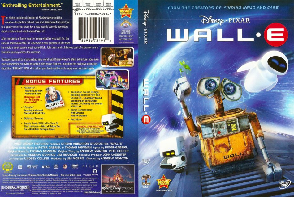WALL·E DVD artwork.